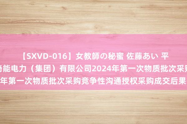 【SXVD-016】女教師の秘蜜 佐藤あい 平高电气中标后果：兰州倚能电力（集团）有限公司2024年第一次物质批次采购竞争性沟通授权采购成交后果公告