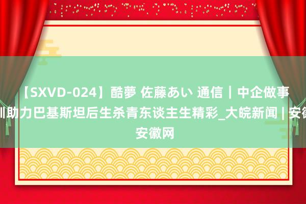 【SXVD-024】酷夢 佐藤あい 通信｜中企做事培训助力巴基斯坦后生杀青东谈主生精彩_大皖新闻 | 安徽网