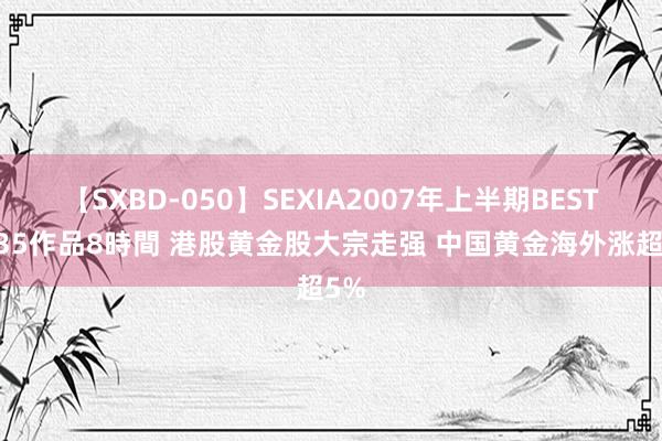 【SXBD-050】SEXIA2007年上半期BEST 全35作品8時間 港股黄金股大宗走强 中国黄金海外涨超5%