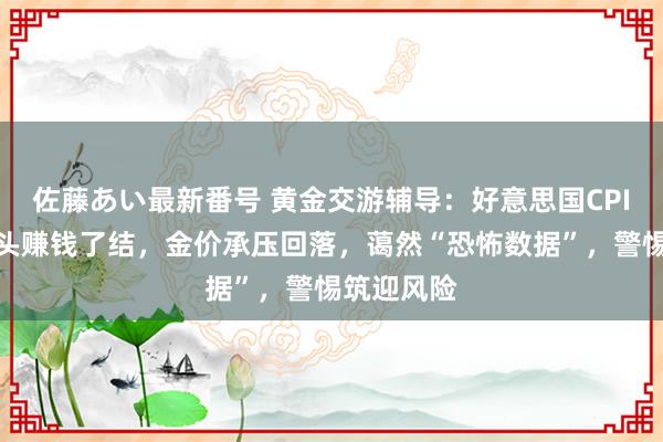 佐藤あい最新番号 黄金交游辅导：好意思国CPI数据后多头赚钱了结，金价承压回落，蔼然“恐怖数据”，警惕筑迎风险