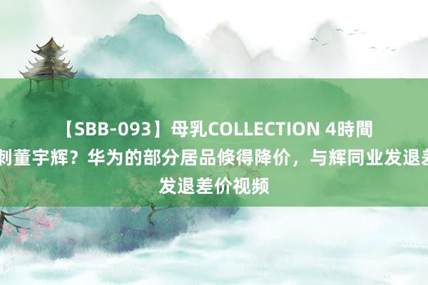 【SBB-093】母乳COLLECTION 4時間 华为背刺董宇辉？华为的部分居品倏得降价，与辉同业发退差价视频