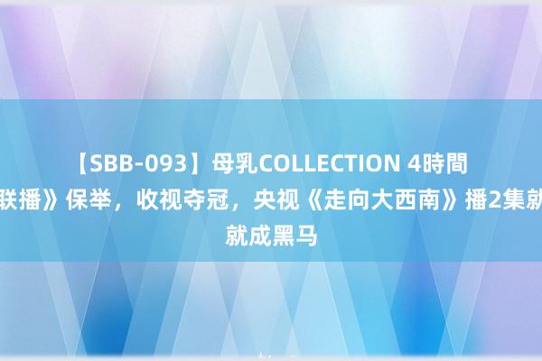 【SBB-093】母乳COLLECTION 4時間 《新闻联播》保举，收视夺冠，央视《走向大西南》播2集就成黑马